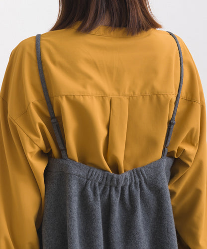 【OMNES】フェルトキャミソール＆ワイドパンツ 2WAYセットアップ【253W427OMN025】