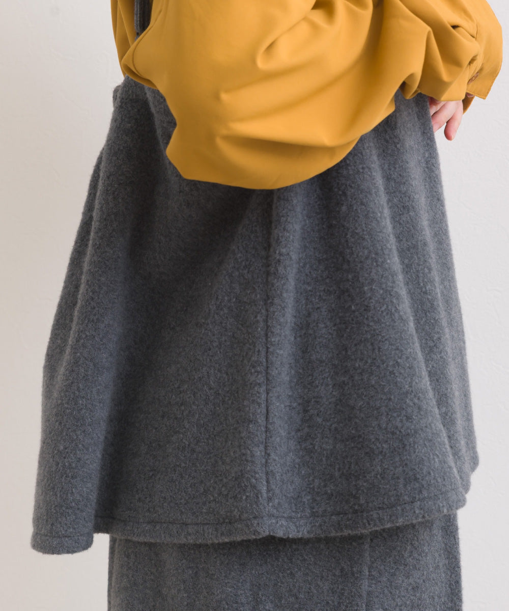 【OMNES】フェルトキャミソール＆ワイドパンツ 2WAYセットアップ【253W427OMN025】