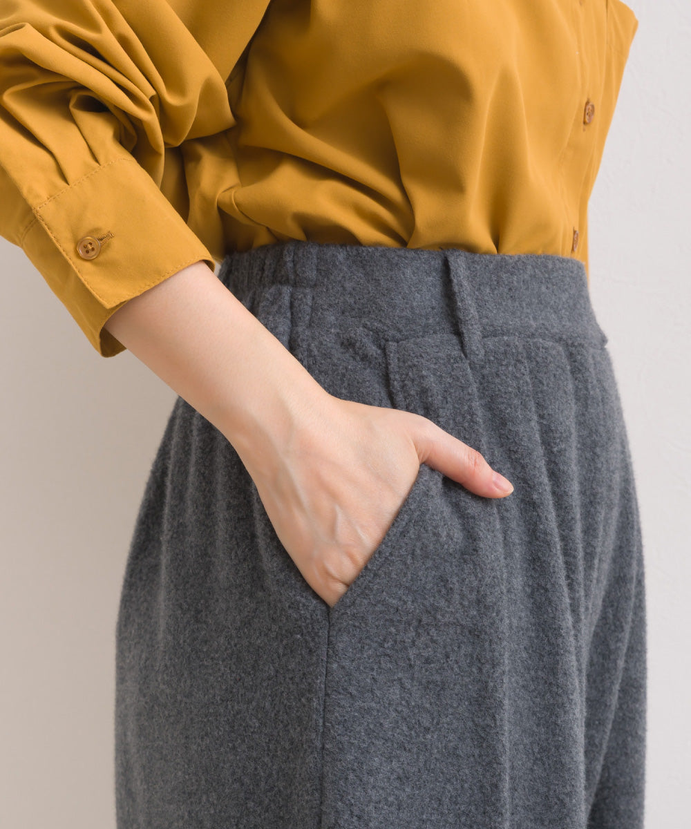 【OMNES】フェルトキャミソール＆ワイドパンツ 2WAYセットアップ【253W427OMN025】