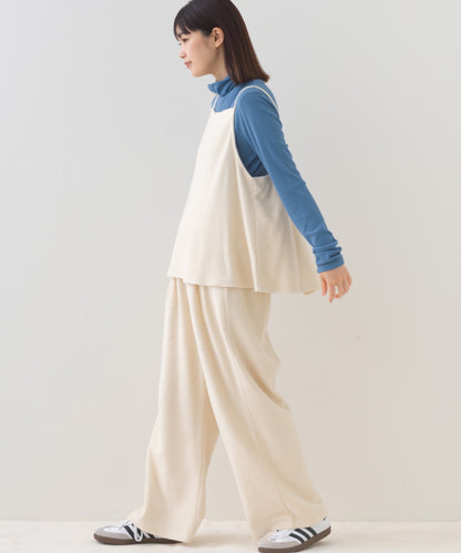 【OMNES】フェルトキャミソール＆ワイドパンツ 2WAYセットアップ【253W427OMN025】