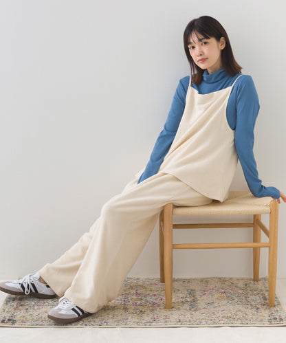 【OMNES】フェルトキャミソール＆ワイドパンツ 2WAYセットアップ【253W427OMN025】