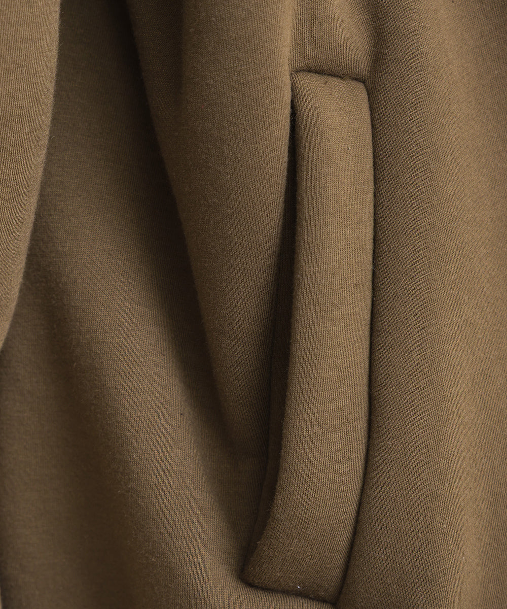 【OMNES】裏起毛ボンディング スタンドジップオーバーサイズブルゾン【253W427OMN031】