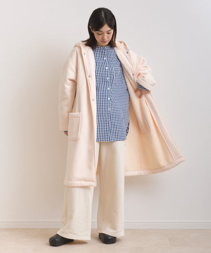 【OMNES】裏起毛ボンディングボタンフードコートアウター【253W427OMN032】