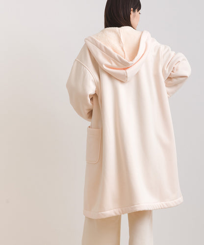 【OMNES】裏起毛ボンディングボタンフードコートアウター【253W427OMN032】