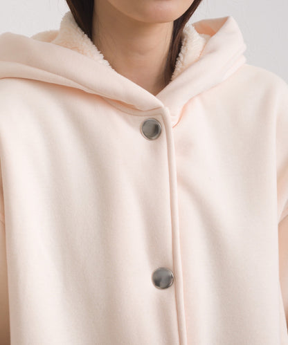 【OMNES】裏起毛ボンディングボタンフードコートアウター【253W427OMN032】