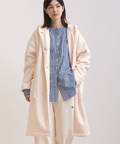 【OMNES】裏起毛ボンディングボタンフードコートアウター【253W427OMN032】