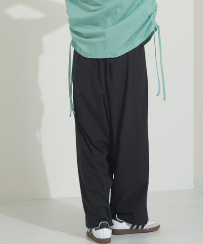 【OMNES】リップストップワイドタックパンツ【253W427OMN044】