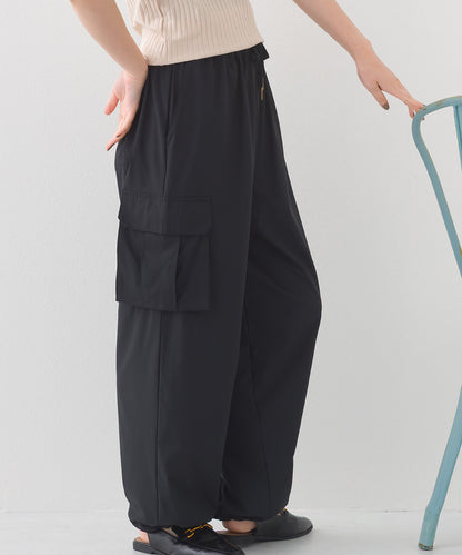 【OMNES】リップストップ裾ドロストカーゴワークパンツ【253W427OMN045】