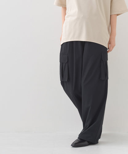 【OMNES】リップストップ裾ドロストカーゴワークパンツ【253W427OMN045】