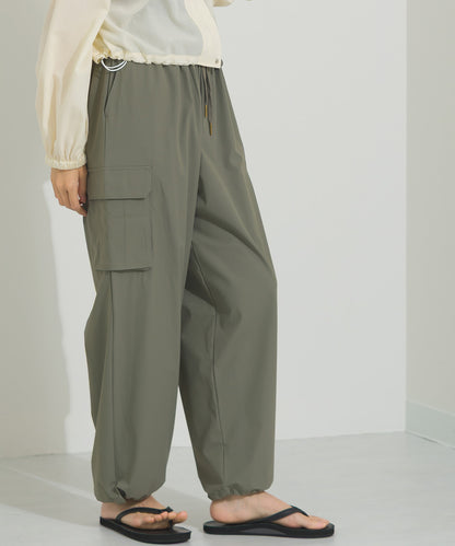 【OMNES】リップストップ裾ドロストカーゴワークパンツ【253W427OMN045】