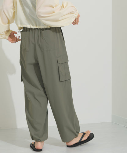 【OMNES】リップストップ裾ドロストカーゴワークパンツ【253W427OMN045】