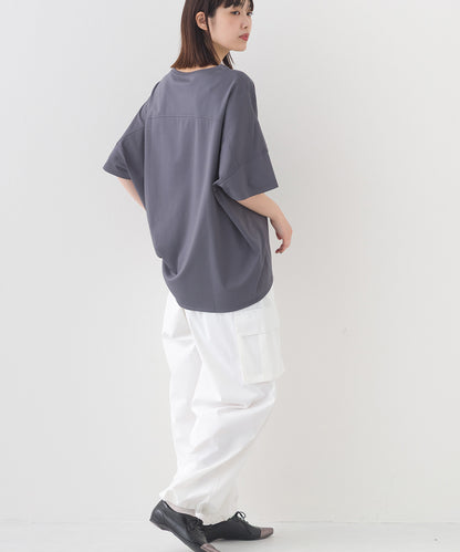 【OMNES】リップストップ裾ドロストカーゴワークパンツ【253W427OMN045】