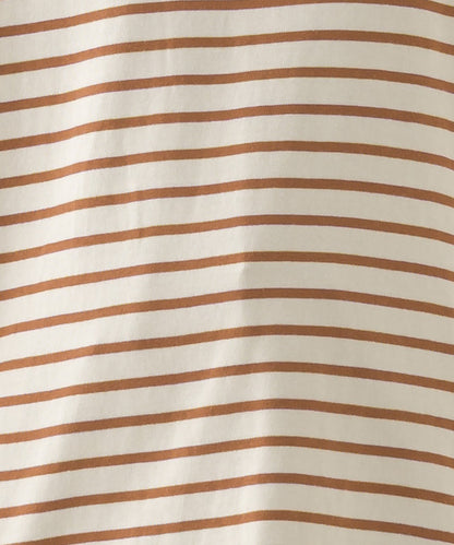 【OMNES】キッズ コットン長袖ボーダーTシャツ【253K427OMN049】