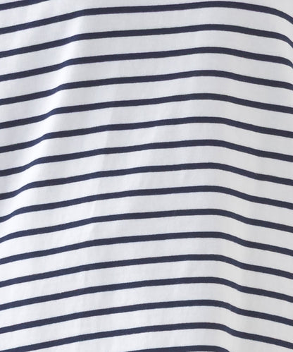【OMNES】キッズ コットン長袖ボーダーTシャツ【253K427OMN049】