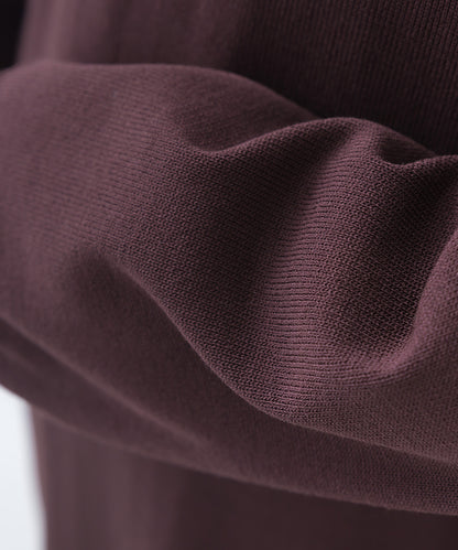 【OMNES】ハイゲージクルーネックリンキングニットロングワンピース【253W427OMN052】