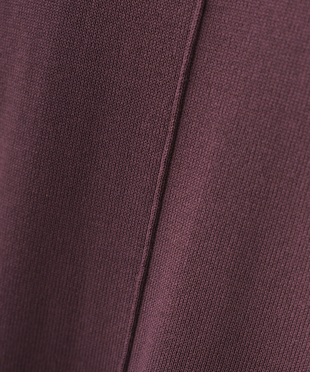 【OMNES】ハイゲージクルーネックリンキングニットロングワンピース【253W427OMN052】