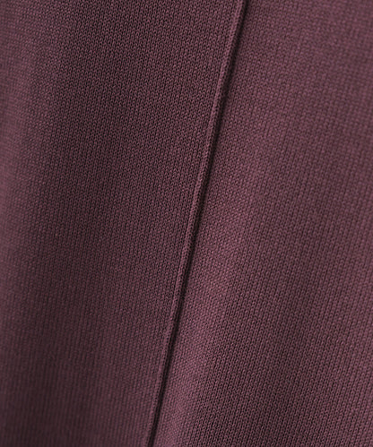 【OMNES】ハイゲージクルーネックリンキングニットロングワンピース【253W427OMN052】