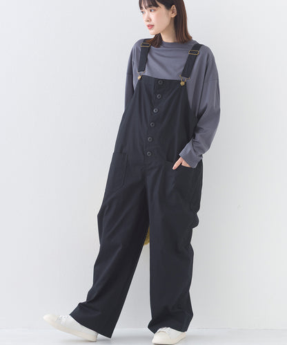 【OMNES】ワッシャーダンプ＆デニムサロペット【253W427OMN068】