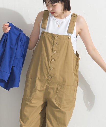 【OMNES】ワッシャーダンプ＆デニムサロペット【253W427OMN068】