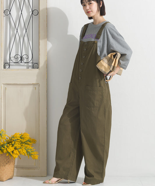 【OMNES】ワッシャーダンプ＆デニムサロペット【253W427OMN068】