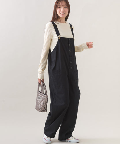 【OMNES】ワッシャーダンプ＆デニムサロペット【253W427OMN068】