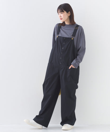 【OMNES】ワッシャーダンプ＆デニムサロペット【253W427OMN068】