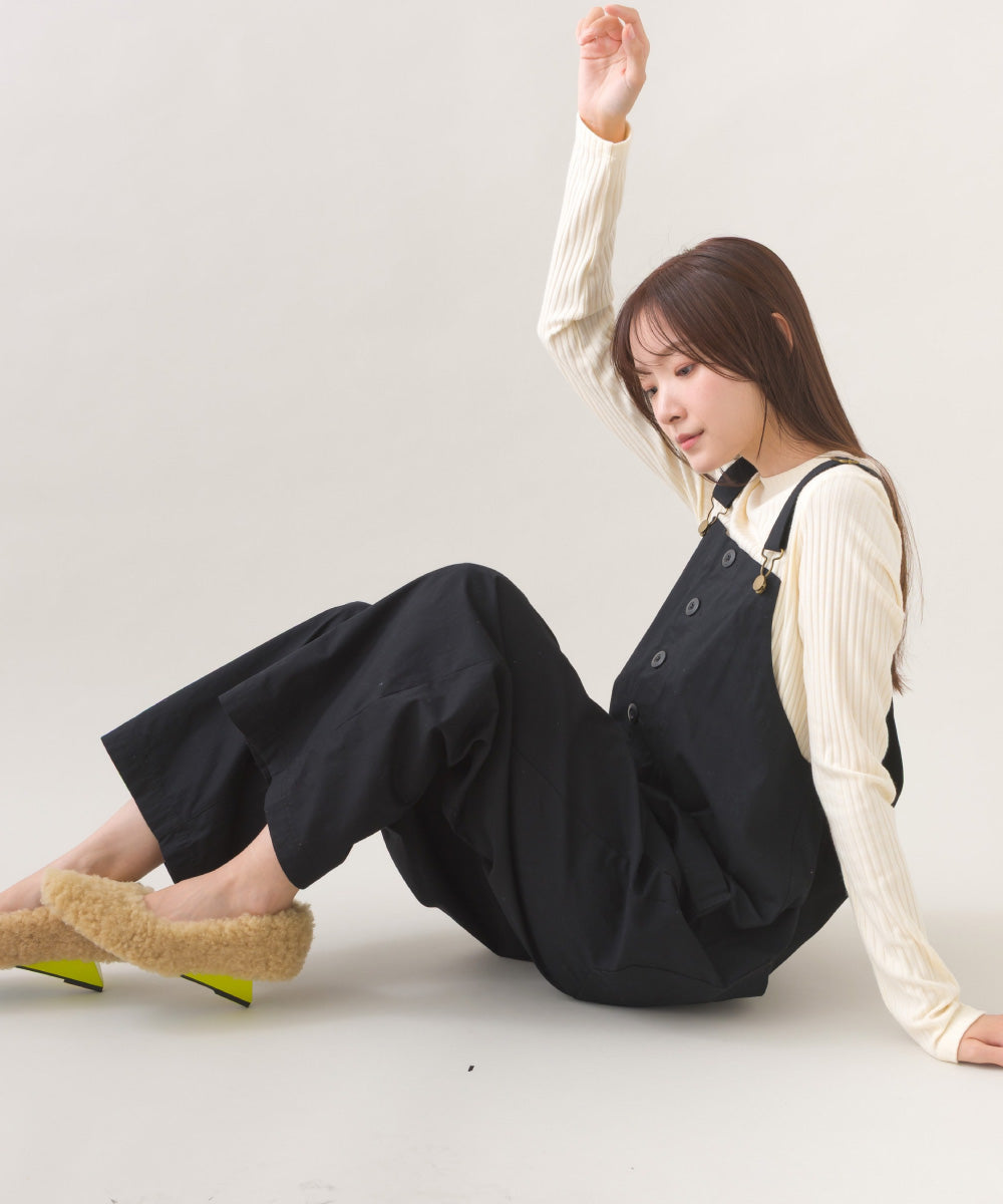 【OMNES】ワッシャーダンプ＆デニムサロペット【253W427OMN068】