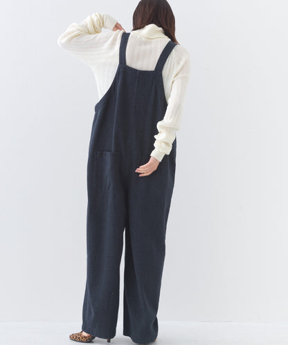 【OMNES】ワッシャーダンプ＆デニムサロペット【253W427OMN068】