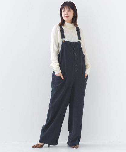 【OMNES】ワッシャーダンプ＆デニムサロペット【253W427OMN068】