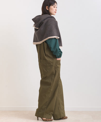 【OMNES】ワッシャーダンプ＆デニムサロペット【253W427OMN068】