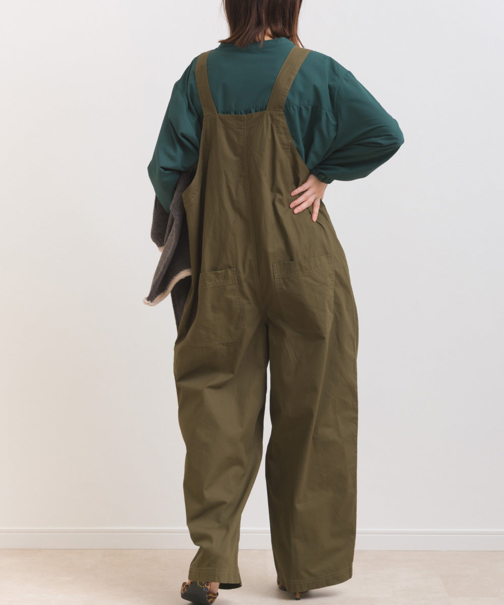 【OMNES】ワッシャーダンプ＆デニムサロペット【253W427OMN068】