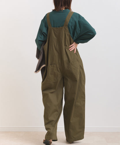 【OMNES】ワッシャーダンプ＆デニムサロペット【253W427OMN068】