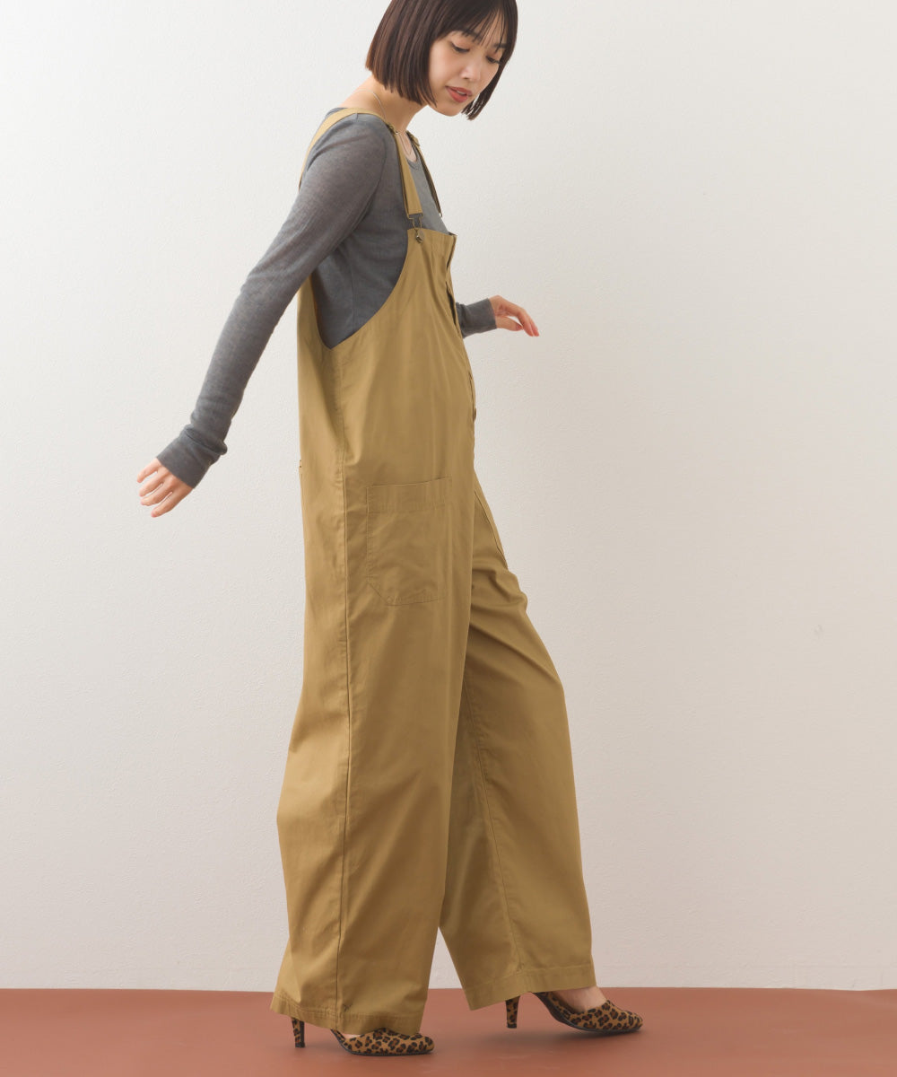 【OMNES】ワッシャーダンプ＆デニムサロペット【253W427OMN068】