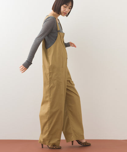 【OMNES】ワッシャーダンプ＆デニムサロペット【253W427OMN068】