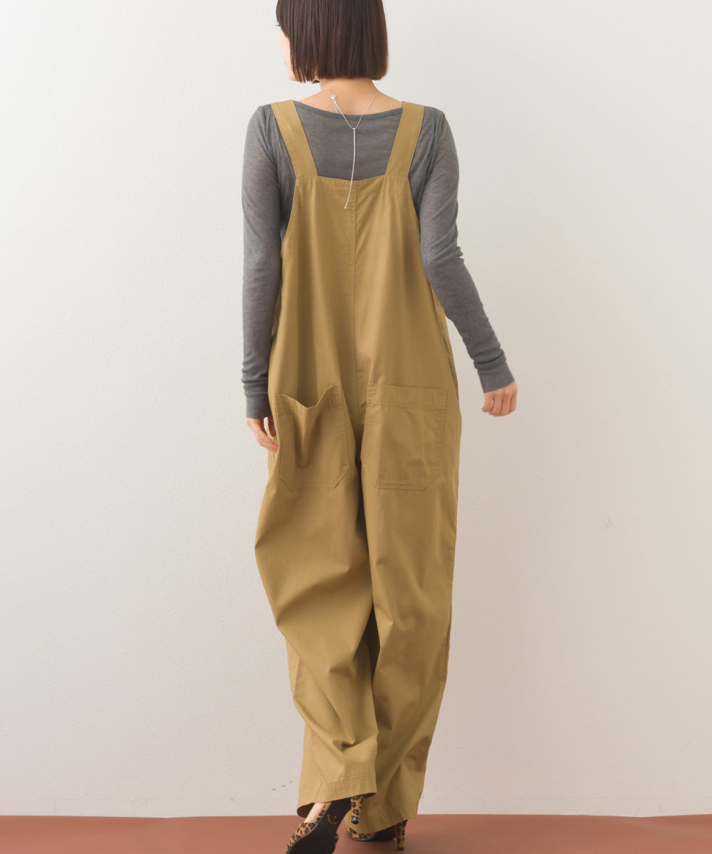 【OMNES】ワッシャーダンプ＆デニムサロペット【253W427OMN068】