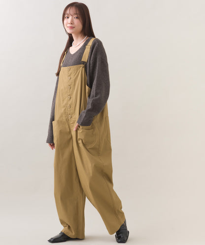 【OMNES】ワッシャーダンプ＆デニムサロペット【253W427OMN068】