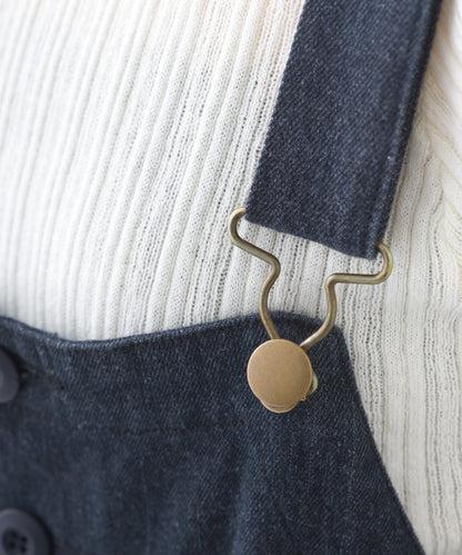 【OMNES】ワッシャーダンプ＆デニムサロペット【253W427OMN068】