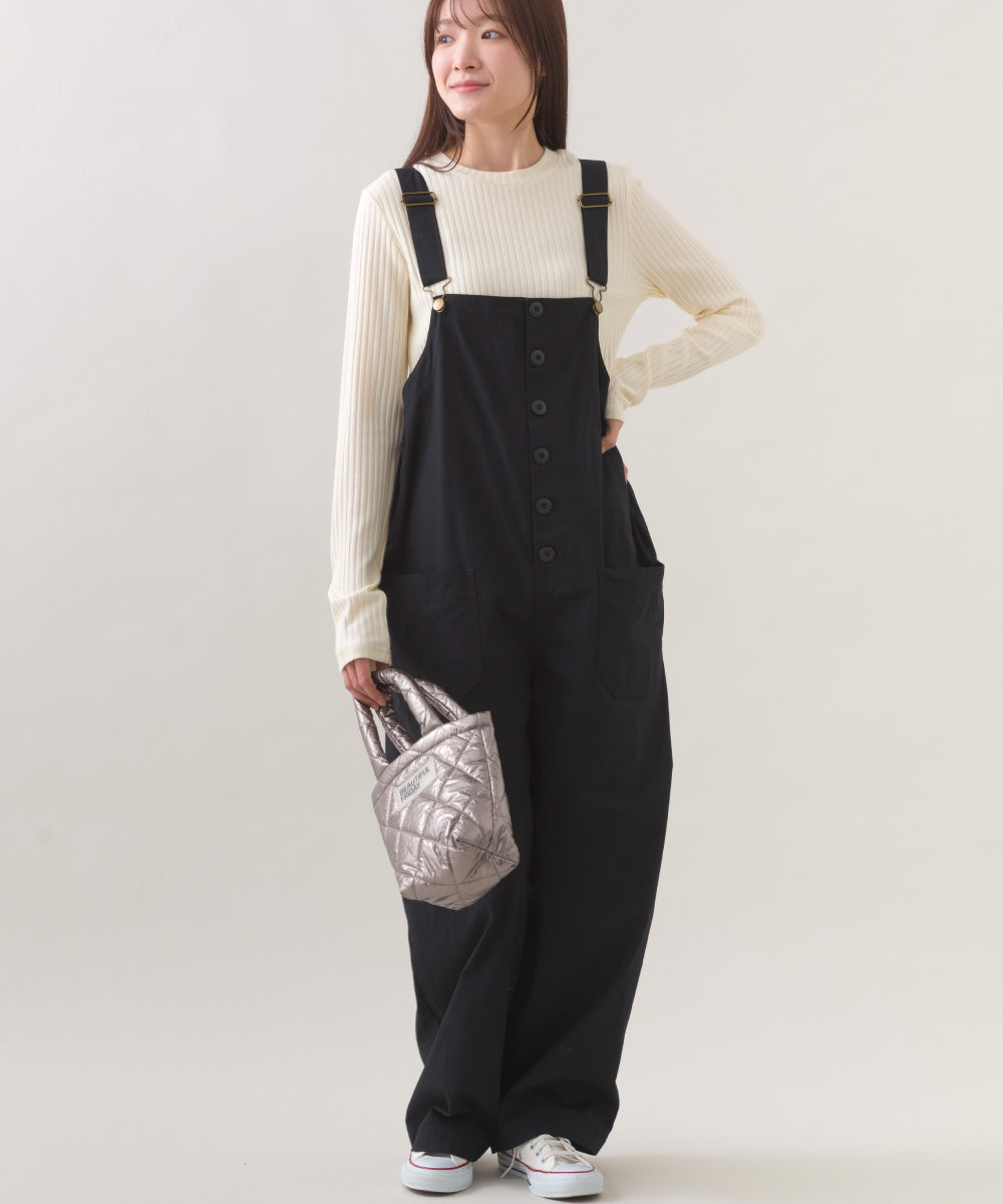 【OMNES】ワッシャーダンプ＆デニムサロペット【253W427OMN068】