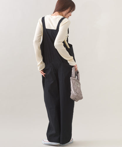 【OMNES】ワッシャーダンプ＆デニムサロペット【253W427OMN068】