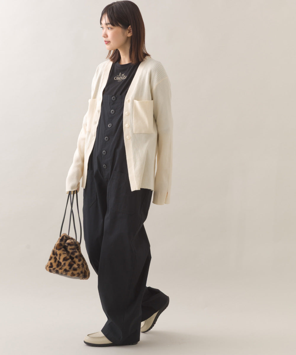 【OMNES】ワッシャーダンプ＆デニムサロペット【253W427OMN068】