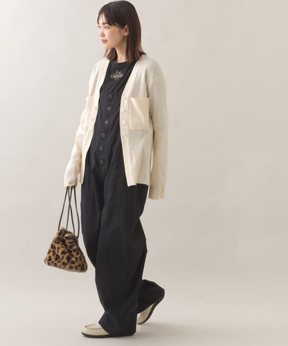 【OMNES】ワッシャーダンプ＆デニムサロペット【253W427OMN068】