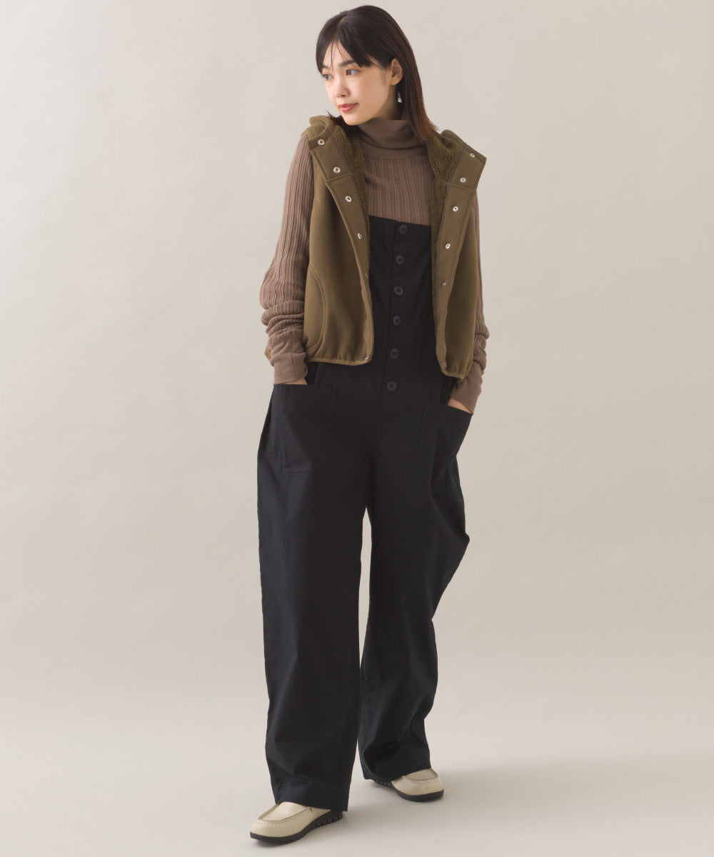 【OMNES】ワッシャーダンプ＆デニムサロペット【253W427OMN068】