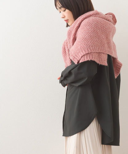 【OMNES】テックコットンバンドカラー長袖シャツ【253W427OMN069】
