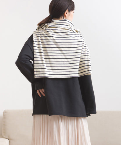 【OMNES】テック裏毛ポロスウェット長袖プルオーバー【253W427OMN076】