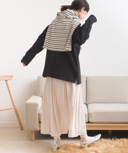 【OMNES】テック裏毛ポロスウェット長袖プルオーバー【253W427OMN076】