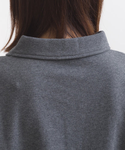 【OMNES】テック裏毛ポロスウェット長袖プルオーバー【253W427OMN076】