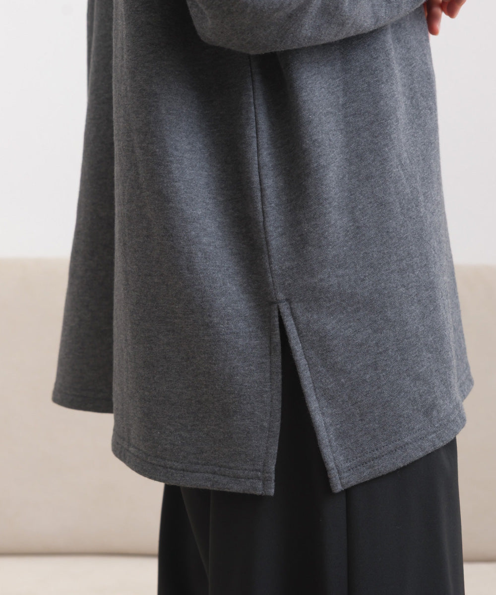 【OMNES】テック裏毛ポロスウェット長袖プルオーバー【253W427OMN076】