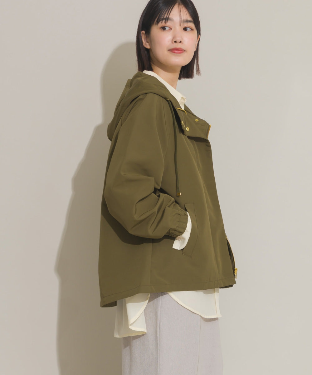 【OMNES】撥水加工ジップアップマウンテンパーカージャケット【253W427OMN079】