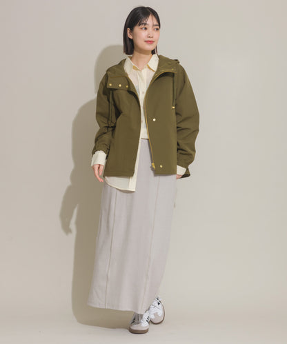 【OMNES】撥水加工ジップアップマウンテンパーカージャケット【253W427OMN079】
