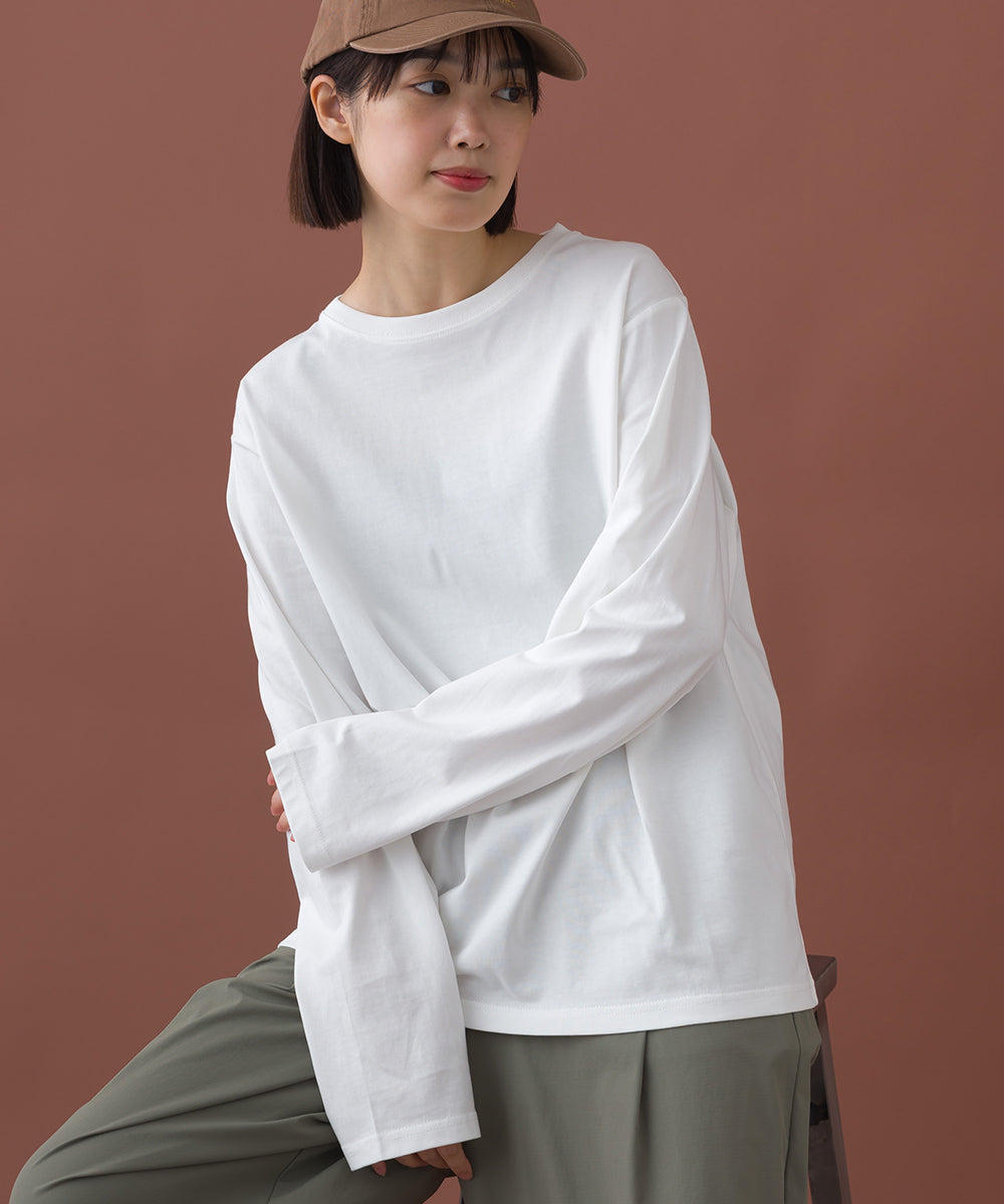 【OMNES】ベーシックプルオーバー ロングスリーブTシャツ【253W430OMN099】